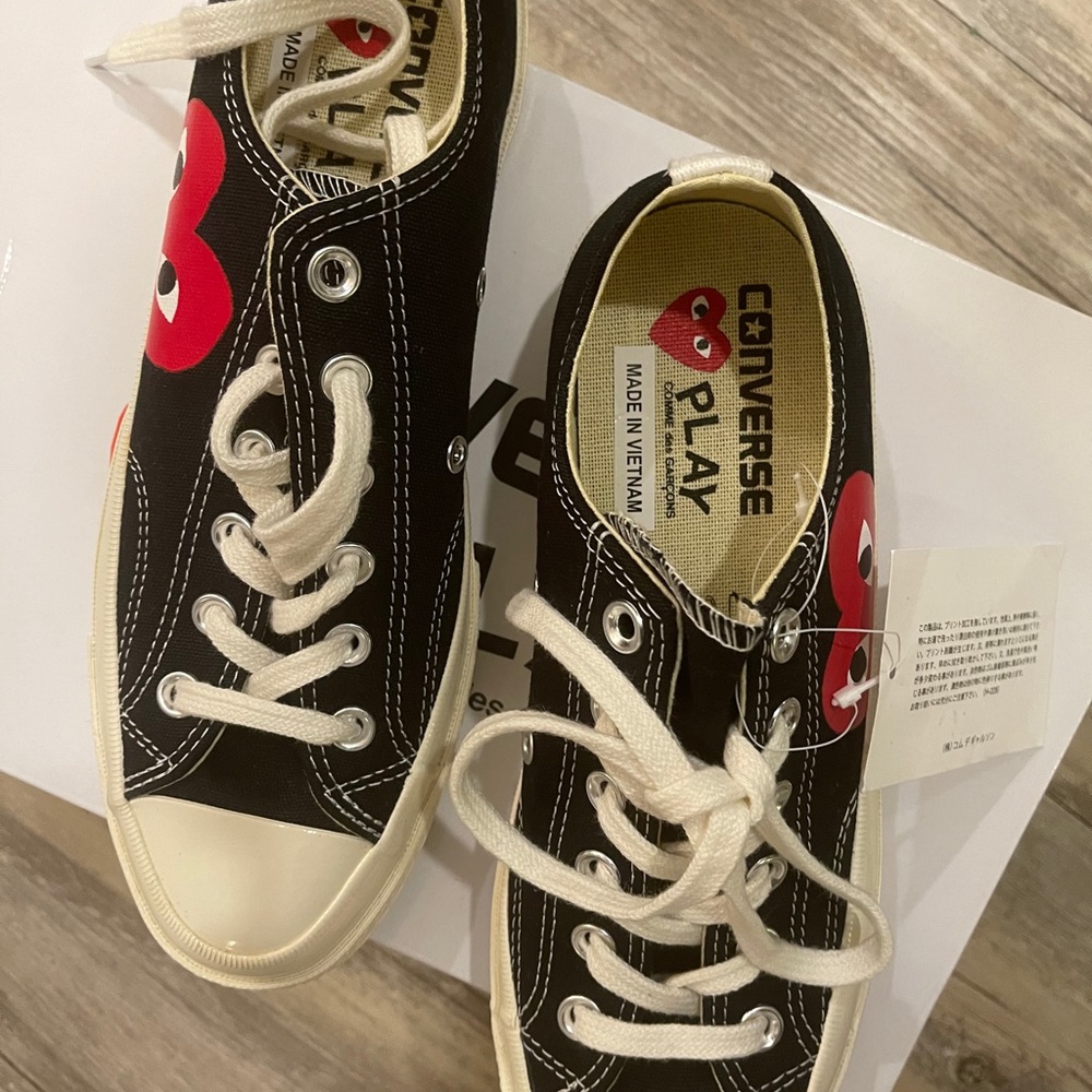 Commes des Garçon Converse! NEVER WORN / BrandNew - Picture 12 of 15